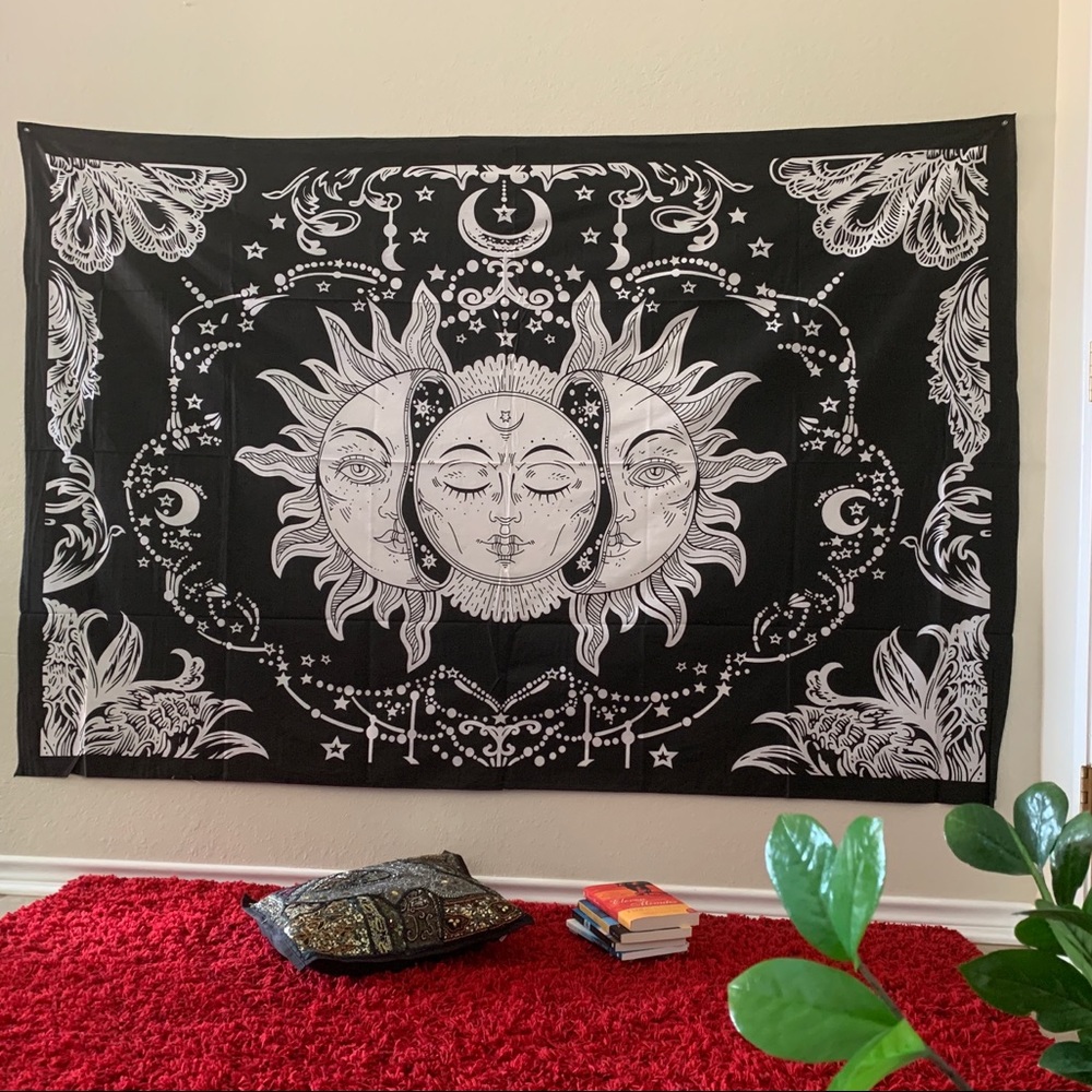 Sun And Moon Cosmic Tapestry